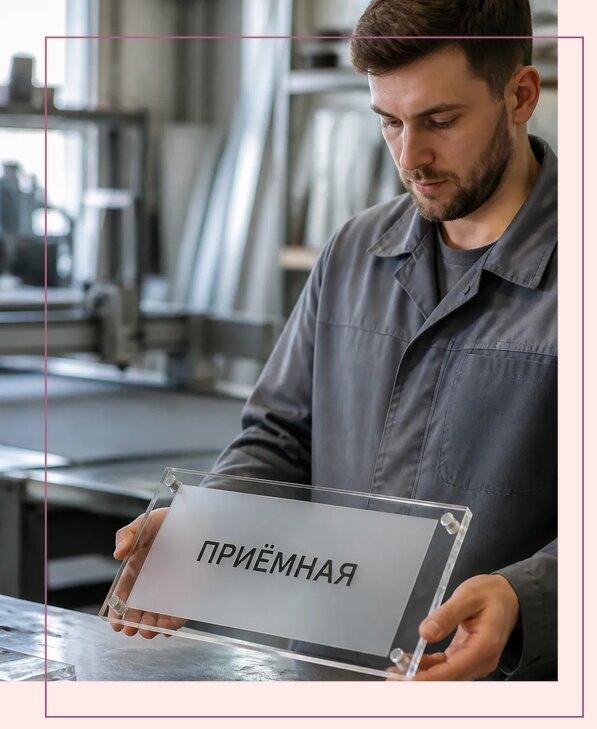Таблички из оргстекла на заказ в Ельце от 4005 р. | Аванза-Елц